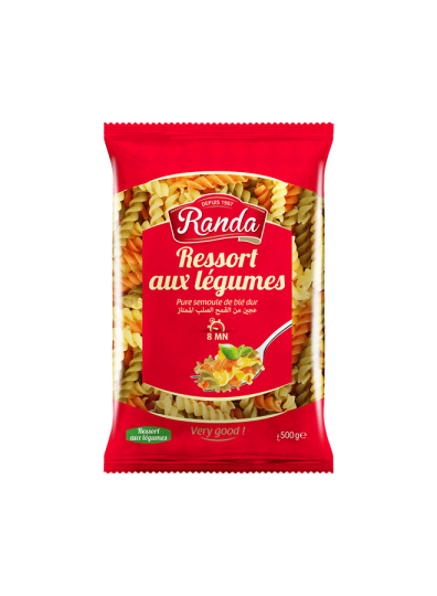 PÂTES SPECIALES RESSORT AUX LEGUMES - RANDA