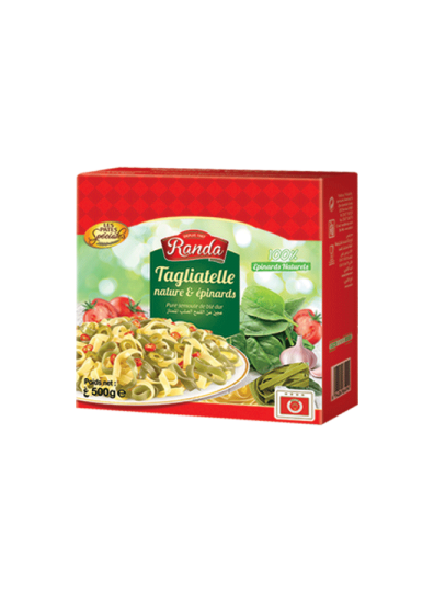 PÂTES SPECIALES TAGLIATELLI NATURE EPINARD