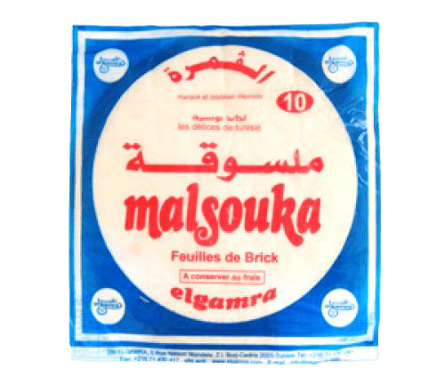 10 FEUILLES DE BRICK MALSOUKA ELGAMRA