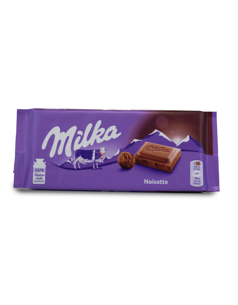 MILKA NOISETTE CHOCOLATE 100 G / 3.4 OZ