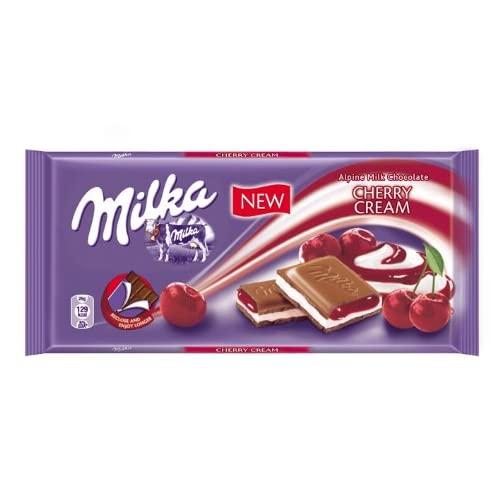 Milka Chocolate Cherry Cream 100g