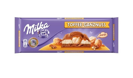 Milka Chocolate Toffee Wholenut 300 g