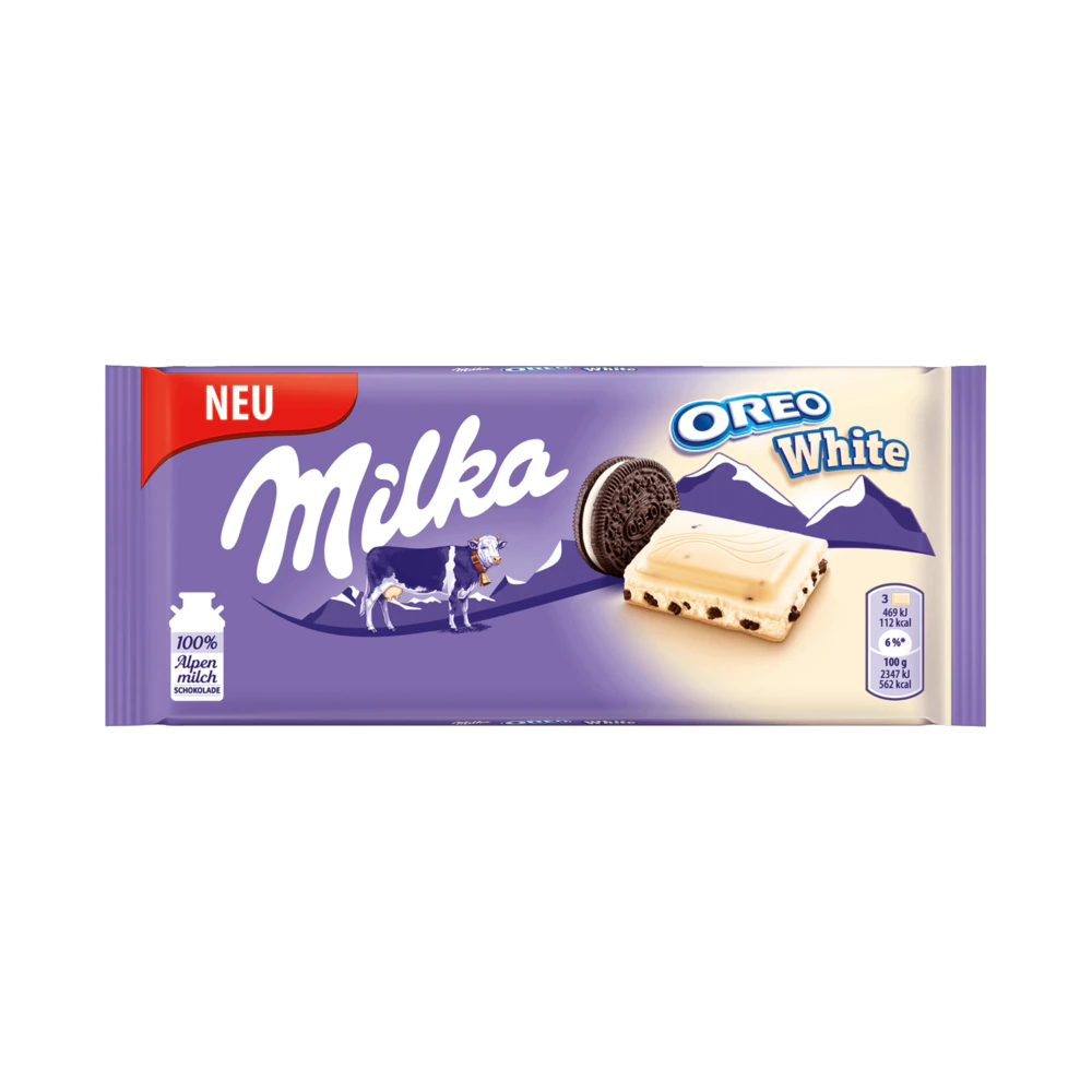 MILKA OREO WHITE CHOCOLATE 100 G / 3.4 OZ