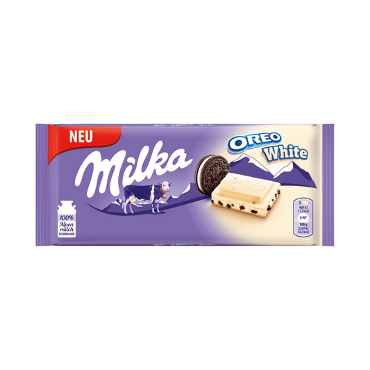 MILKA OREO WHITE CHOCOLATE 100 G / 3.4 OZ