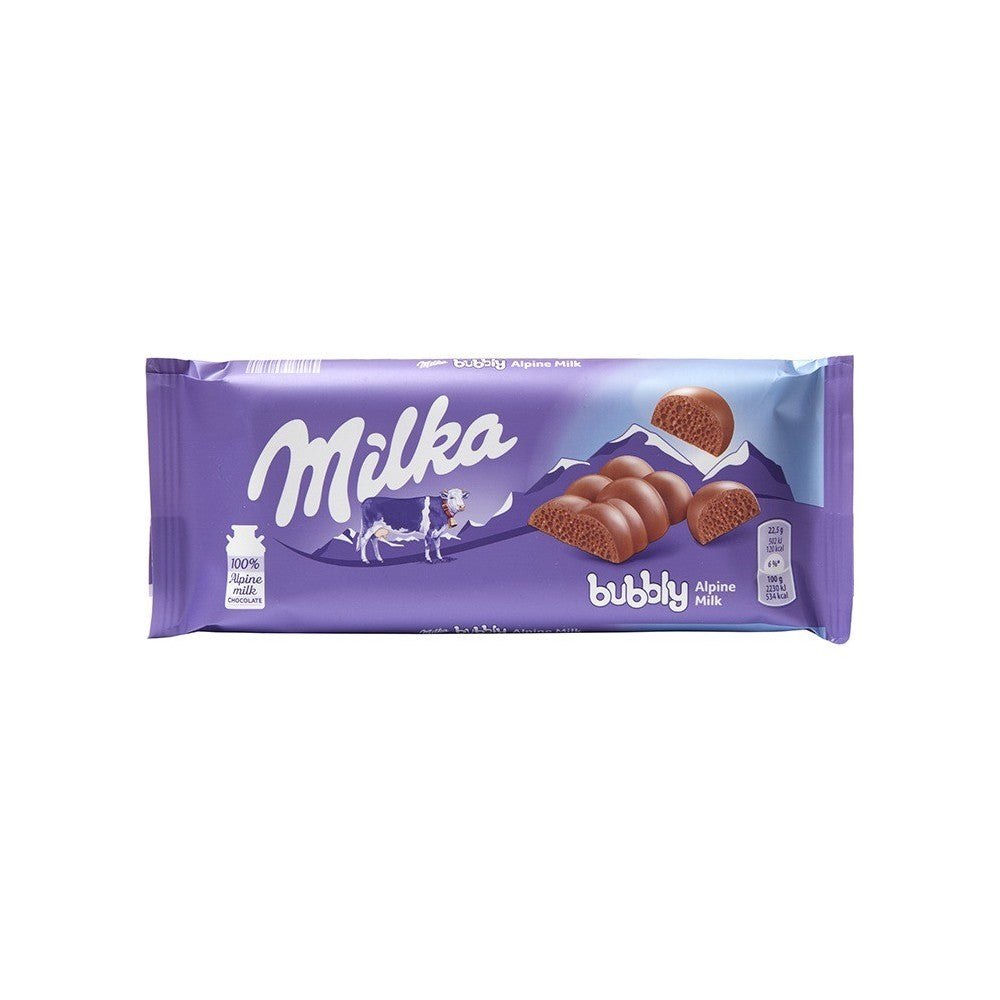 MILKA BUBBLY MILK CHOCOLATE 90 G / 3 OZ