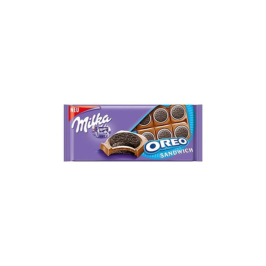 MILKA OREO SANDWICH CHOCOLATE 92 G / 3 OZ